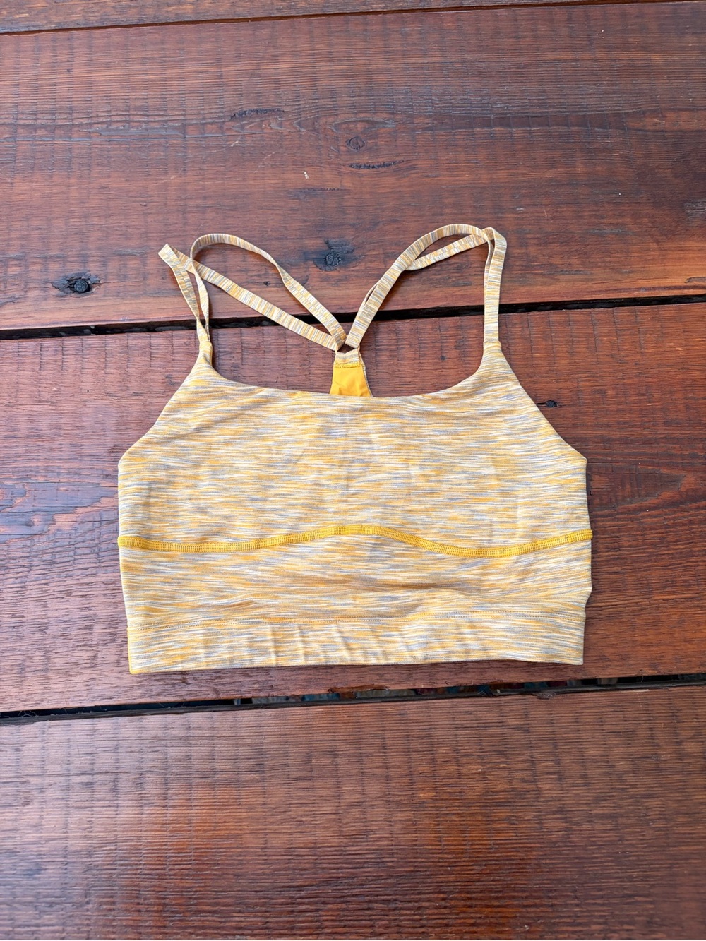 Outdoor Voices Yellow Apple Sports Bra